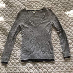 Grey fitted Banana Republic sweater size small